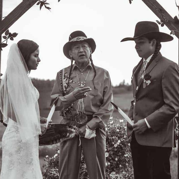 World Of‎ ICEETHON Created Turquoise Wedding Rings - Picture 3 of 8